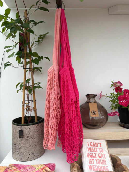 Hand Dyed Cotton Market Bags